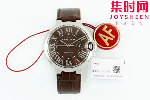 AF卡地亚蓝气球系列 蓝气球40系列男款 新尺寸40mm 罗马面 棕盘 男士腕表 商品图0