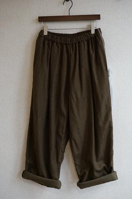 AODRESS 羊毛大褶皱缝线设计休闲裤(ari stitch big tuck pants) 商品图6