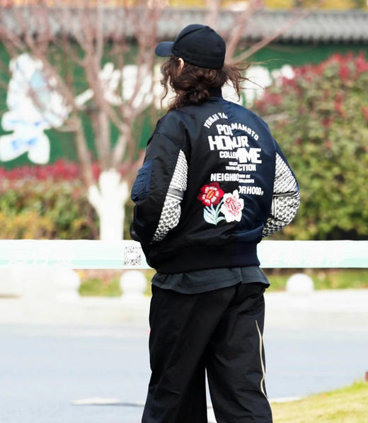 山本耀司联名款棉服飞行员夹克外套 商品图14