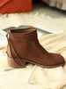 【重磅定制 都是专柜级别的顶顶好料制作】【推荐人手一双闺蜜鞋】【舒服到不想拖 小短靴】羊皮软舒适透气+橡胶大底走路也非常静音 超大气~ 商品缩略图5