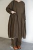 AODRESS 羊毛蓬蓬娃娃衫裙(neck cut side gather dress) 商品缩略图0