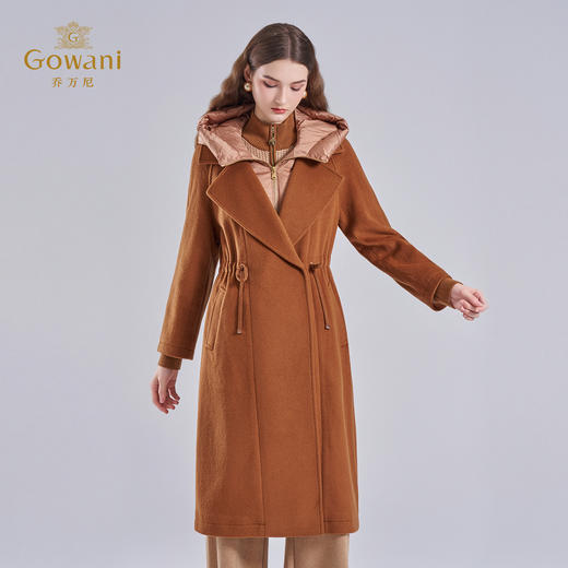 乔万尼绵羊毛大衣羽绒服假两件设计ET4A858 商品图2