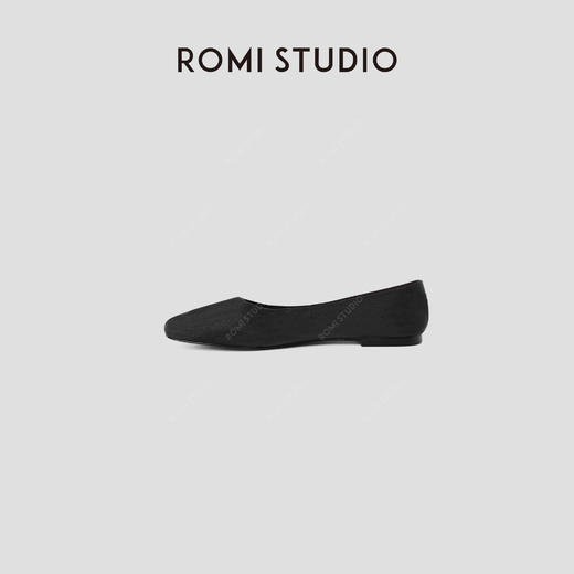ROMI STUDIO“赤足羊皮”超软水染羊皮方头一脚蹬芭蕾舞鞋RWCLP33011 商品图0