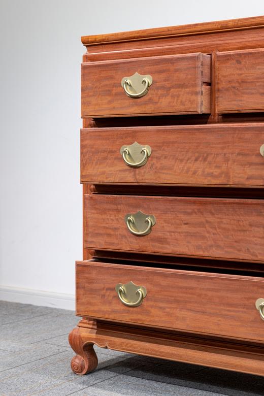 红桥红 | 家具严选  缅甸花梨（大果紫檀）【106 明式素面 五斗柜】 商品图2