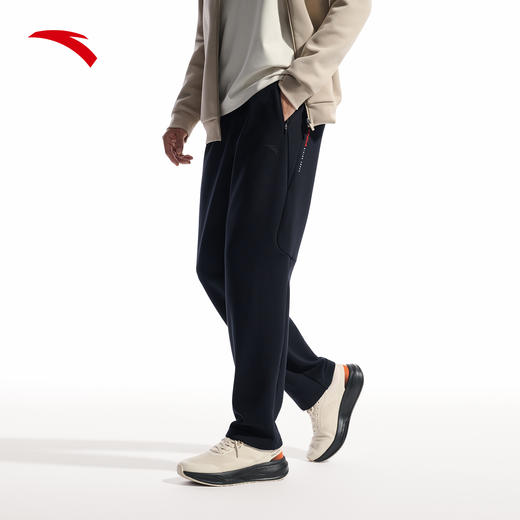 安踏运动卫裤男冬季新款加绒保暖长裤跑步训练运动裤子152547303N 商品图1
