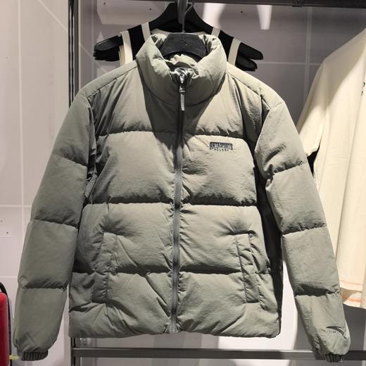 安踏立领羽绒服男2025冬季新款防泼水鸭绒保暖面包外套152548901N 商品图1