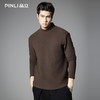 PINLI品立2025秋季新款男士立领纯色百搭打底长袖T恤上衣潮牌体恤GD253111185 商品缩略图4