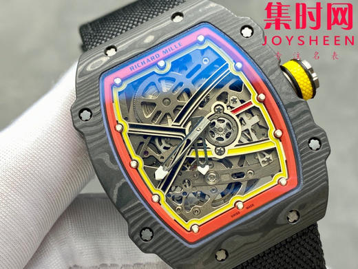 【贵重物品】只适合高端玩家 理查德米勒RM67-02 V3版 震撼登场！男士腕表 德国配色 一体机 摆轮会动 商品图1