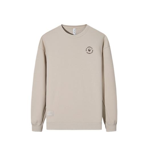 安踏加绒卫衣男冬季新款圆领套头衫宽松长袖休闲厚上衣152547716N 商品图0