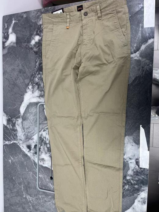 瑕疵HUGO BOSS/胡戈波士 男士橙标修身版提花五口袋百搭休闲长裤 商品图1