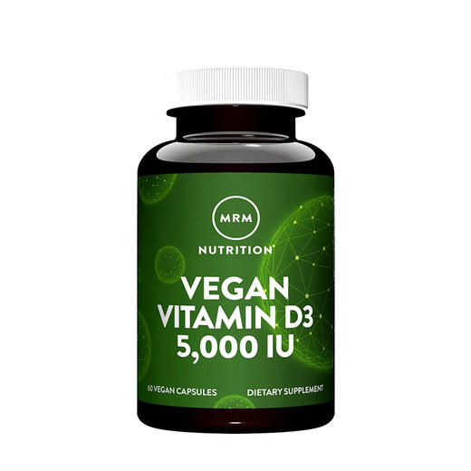 MRM素食维生素D3 60粒素食认证素食者补钙敏感者补钙vd3高浓度【郑州保税仓直发】 商品图0