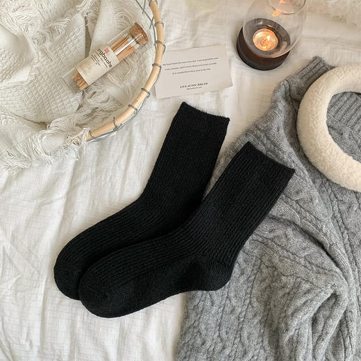彩色保暖基础羊毛袜-纪念日百货门店同款167944775 商品图2