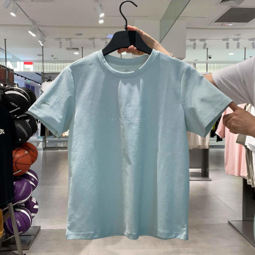 安踏（ANTA）女士简约休闲T恤短袖针织衫162538121 商品图0