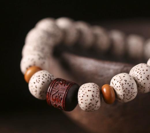 敦煌研究院 【星月菩提手串】（敦煌/嘉峪关包装随机发货）小众木作星月菩提盘玩手串七夕礼物 商品图2