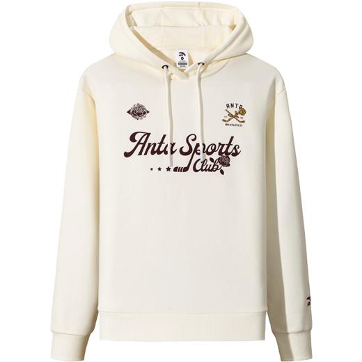 安踏连帽卫衣女2025冬季新款加绒帽衫宽松长袖运动上衣162548705N 商品图3