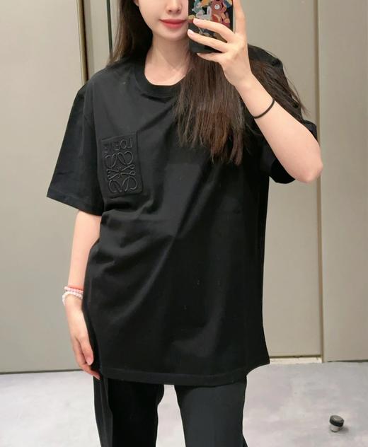 中性款口袋logo短袖T恤he014 商品图3