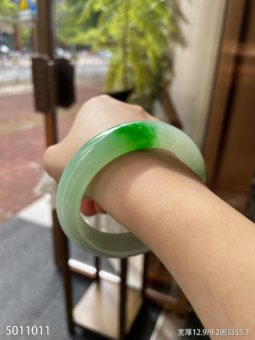 正圈飘翠福镯【5011011】圈口55.7~具体价格微信咨询 商品图5