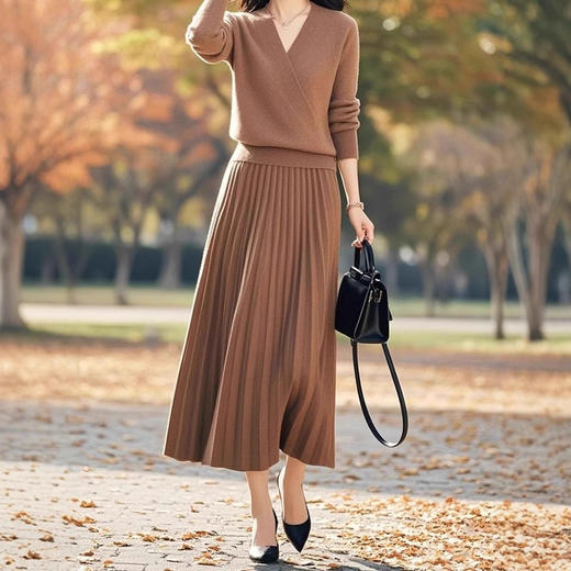 高级感穿搭一整套端庄气质套头针织衫 商品图3