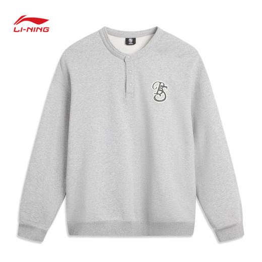 李宁反伍BADFIVE男子立体裁剪宽松套头卫衣AWDV865 商品图3