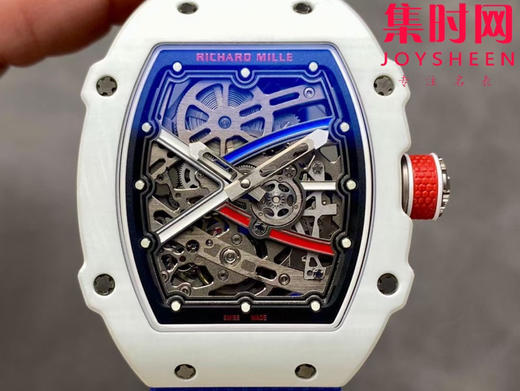 【贵重物品】只适合高端玩家 理查德米勒RM67-02 V3版 震撼登场！男士腕表 白法国配色 一体机 摆轮会动 商品图3
