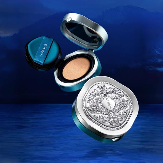 【门店专享-苗族印象持妆款】花西子玉容睡莲平衡气垫粉底液-花养好气色玉养持妆款-三芯装13g*3 商品图2