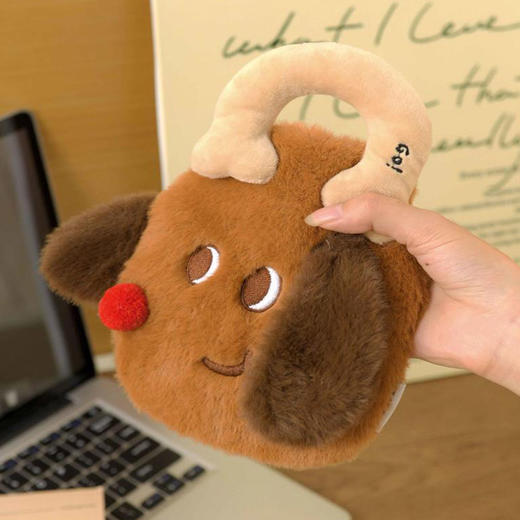 毛绒保暖可爱遛遛狗灌水热水袋350ml-纪念日百货门店同款166094801 商品图9