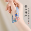 【海蓝宝 | 敦煌双圈水晶跑环手串】敦煌福泽南红玛瑙双圈手串女 天然紫水晶好运珠海蓝宝冰飘南红叠戴手链新中式国潮礼物 商品缩略图11