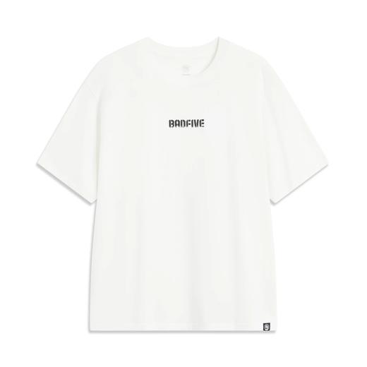 李宁T恤反伍BADFIVE男子休闲宽松短袖文化衫AHSV027 商品图3