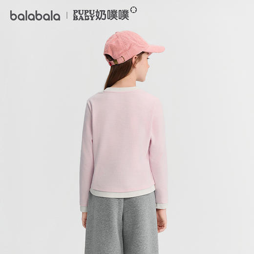【奶噗噗IP商场同款】巴拉巴拉童装女童长袖t恤儿童2025冬季新款 商品图3