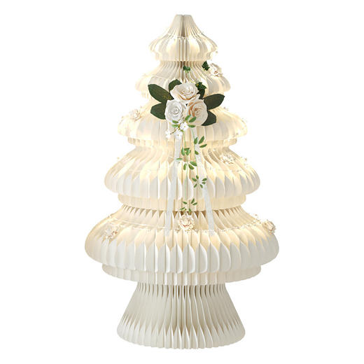 雪松圣诞树 | 十八纸 圣诞树装饰摆件家用小型迷你圣诞树折叠（节庆特殊产品非质量问题不退换，介意慎拍） 商品图4