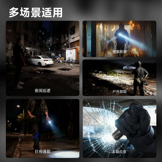 【新品，送FR-1指环】TA30D战术手电筒磁控双阶战术开关一键爆闪 商品图3