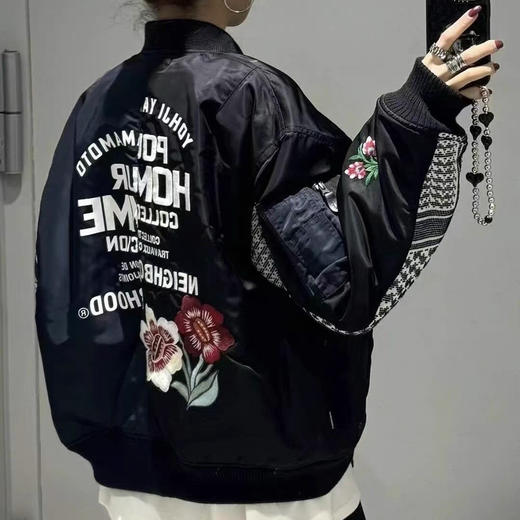 山本耀司联名款棉服飞行员夹克外套 商品图3