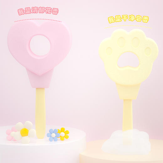 熊猫兄弟 第寺熊魔法泡泡浴盐（猫爪形）60g+90g 干净皂香 1个 商品图4