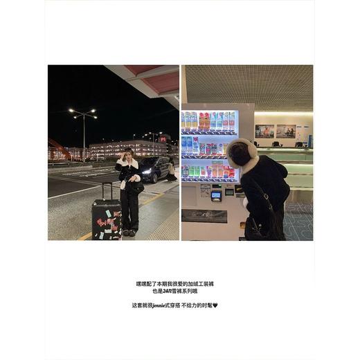 金蘑菇菇 骑士精神/ chan*l 24N滑雪系列•丝绒小棉服 商品图5