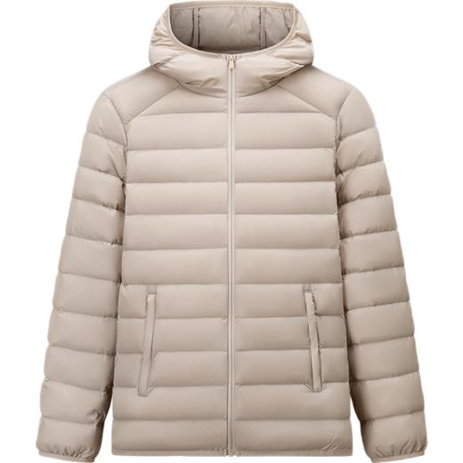 安踏防泼水轻薄排骨羽绒服女士冬季新款连帽内胆衣外套162547901 商品图3