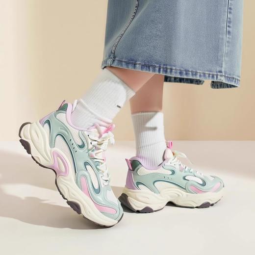 安踏2025年春季新款女休闲鞋运动鞋厚底鞋子增高女鞋122518851 商品图0