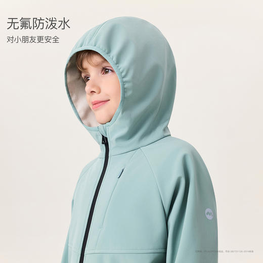 【无氟防泼水】马克珍妮女童轻暖防风运动连帽夹克外套2025年冬装新款551733 商品图3