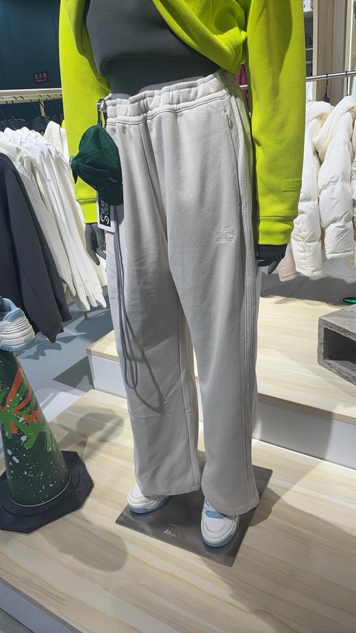 安踏女士宽松直筒针织运动长裤162548312 商品图0