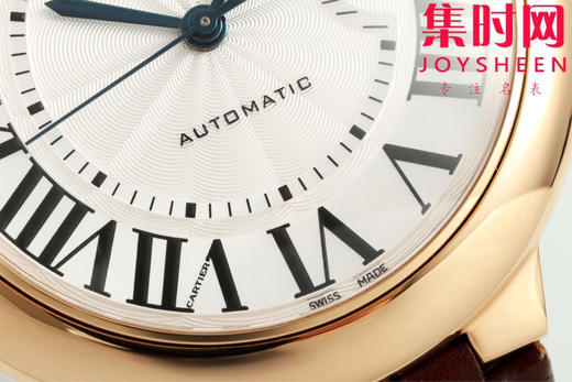 AF卡地亚蓝气球系列 蓝气球40系列男款 新尺寸40mm 罗马面 玫金白盘 男士腕表 商品图4