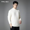 PINLI品立2025秋季新款男士立领纯色百搭打底长袖T恤上衣潮牌体恤GD253111185 商品缩略图8