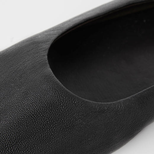 ROMI STUDIO“赤足羊皮”超软水染羊皮方头一脚蹬芭蕾舞鞋RWCLP33011 商品图3