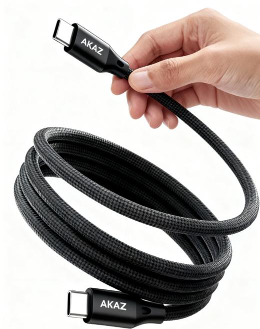 AKAZ双C磁吸240W快充线 小米vivo等可PPS快充 做工好更便携 商品图0