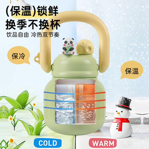 熊猫拎拎壶保温杯 商品图2