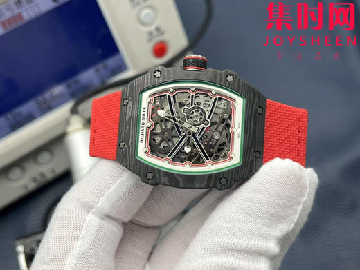 【贵重物品】只适合高端玩家 理查德米勒RM67-02 V3版 震撼登场！男士腕表 意大利配色 一体机 摆轮会动 商品图3