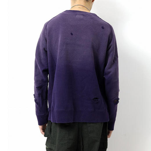 Needles Deconstructed Sweat Shirt 酵素水洗破坏加工蝴蝶卫衣 商品图1