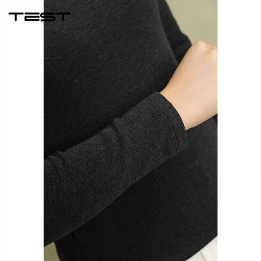 冬上新时尚百搭显瘦简约半高领修身打底衫1254121 商品图3