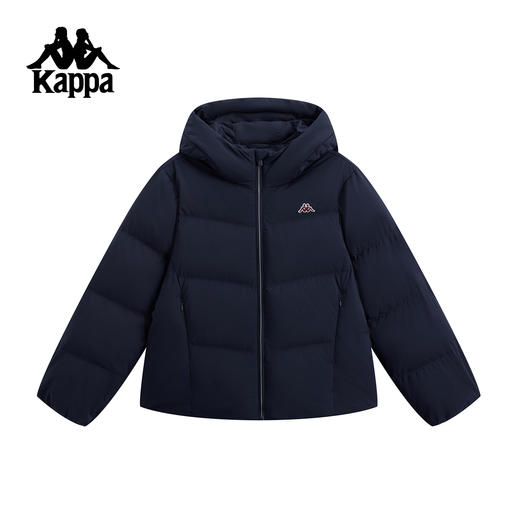 Kappa 2025新款冬季保暖羽绒服 刺绣连帽女款K0F82YY27 商品图0