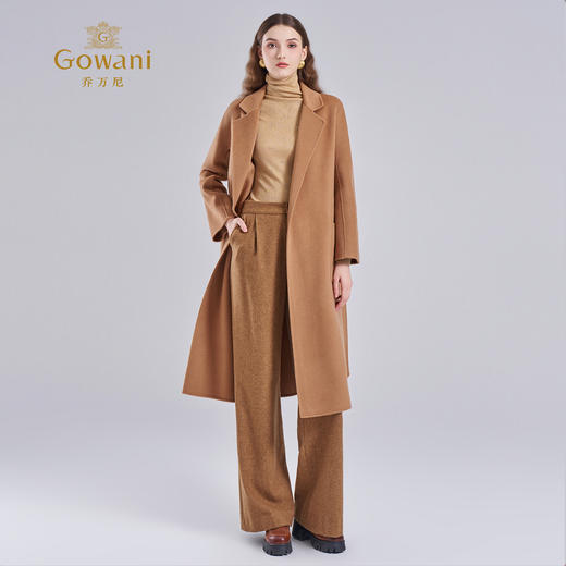 【羊绒】乔万尼羊毛羊绒大衣新款外套女秋冬高级感ET4A903 商品图3