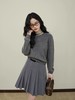 小香风钉珠羊毛混纺圆领毛衣 商品缩略图6