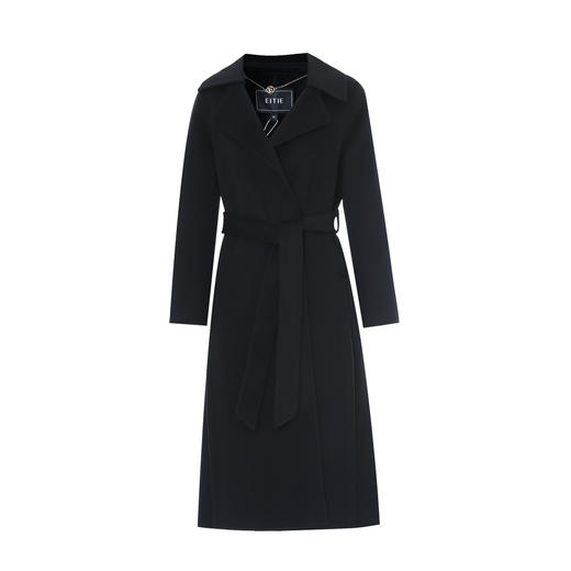EITIE爱特爱冬新款气质翻领收腰显瘦高级感毛呢大衣8014710 商品图10